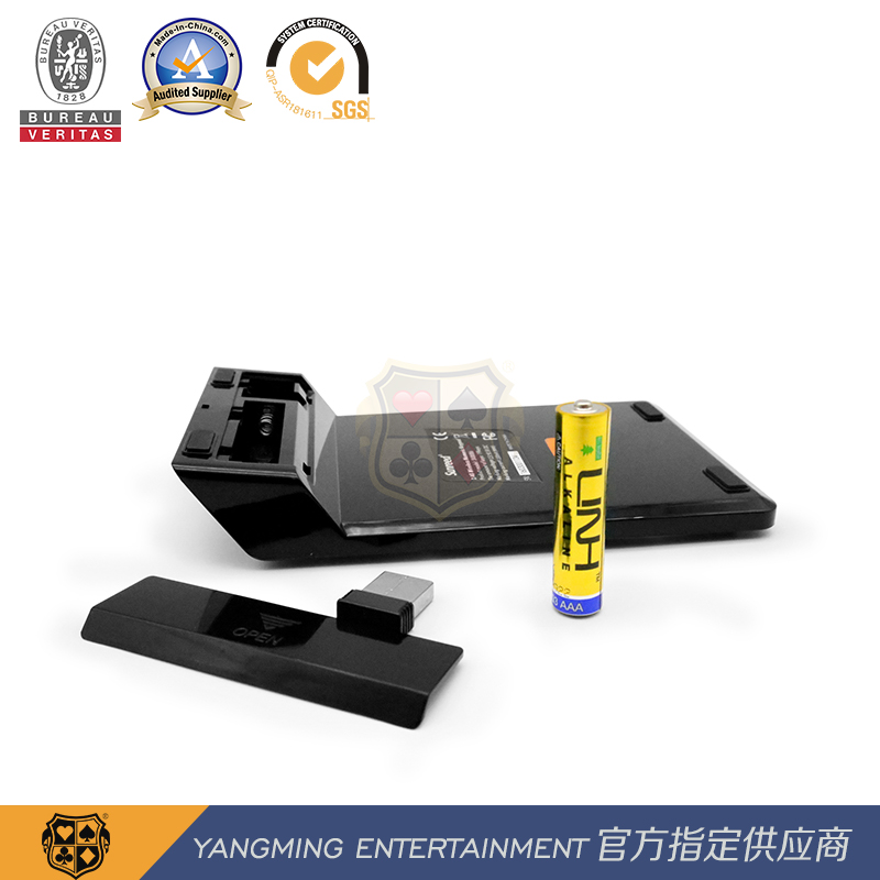 Battery 7 Wireless Mini Keyboard Baccarat Casino Table System Table Top Keyboard