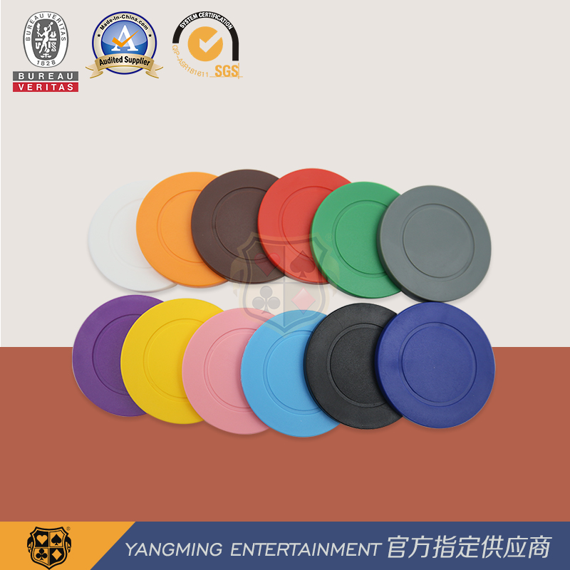 Roulette Table Poker Chips Design New ABS Plastic Faceless With Customizable Logo