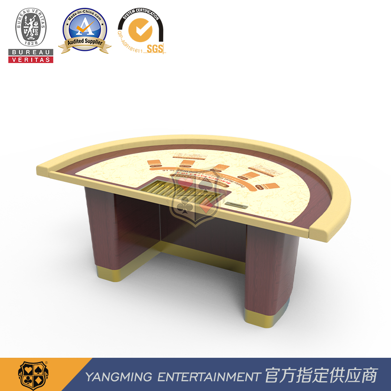 New Traditional Design Semi-circular Blackjack Casino Blackjack Table