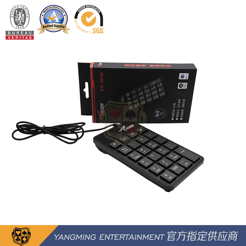Poker Casino Table Black USB Cable Black Baccarat Software Input Numeric Keyboard