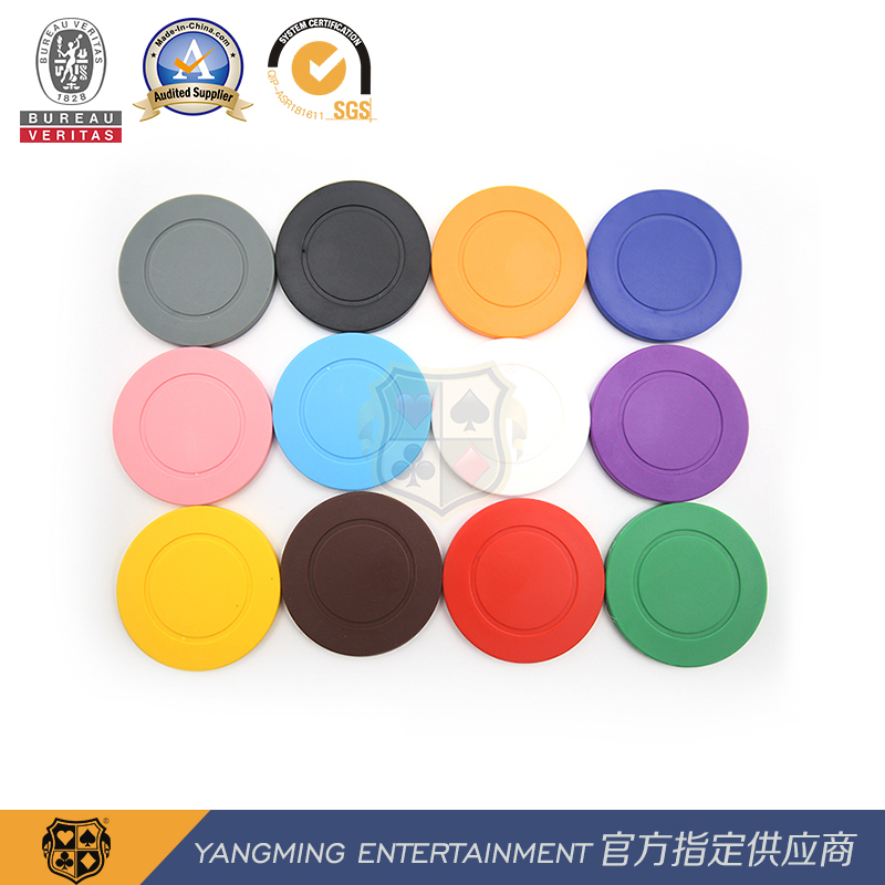 Roulette Table Poker Chips Design New ABS Plastic Faceless With Customizable Logo