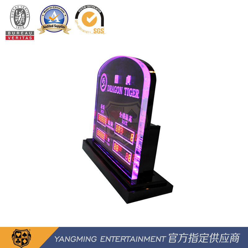 LED Betting Sign Limit Price Dragon Tiger Poker Electronic Betting